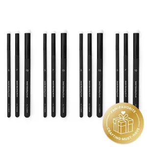 12 Detailed Blending Brush Bundle (4 Sets Of 3 Brushes) organic