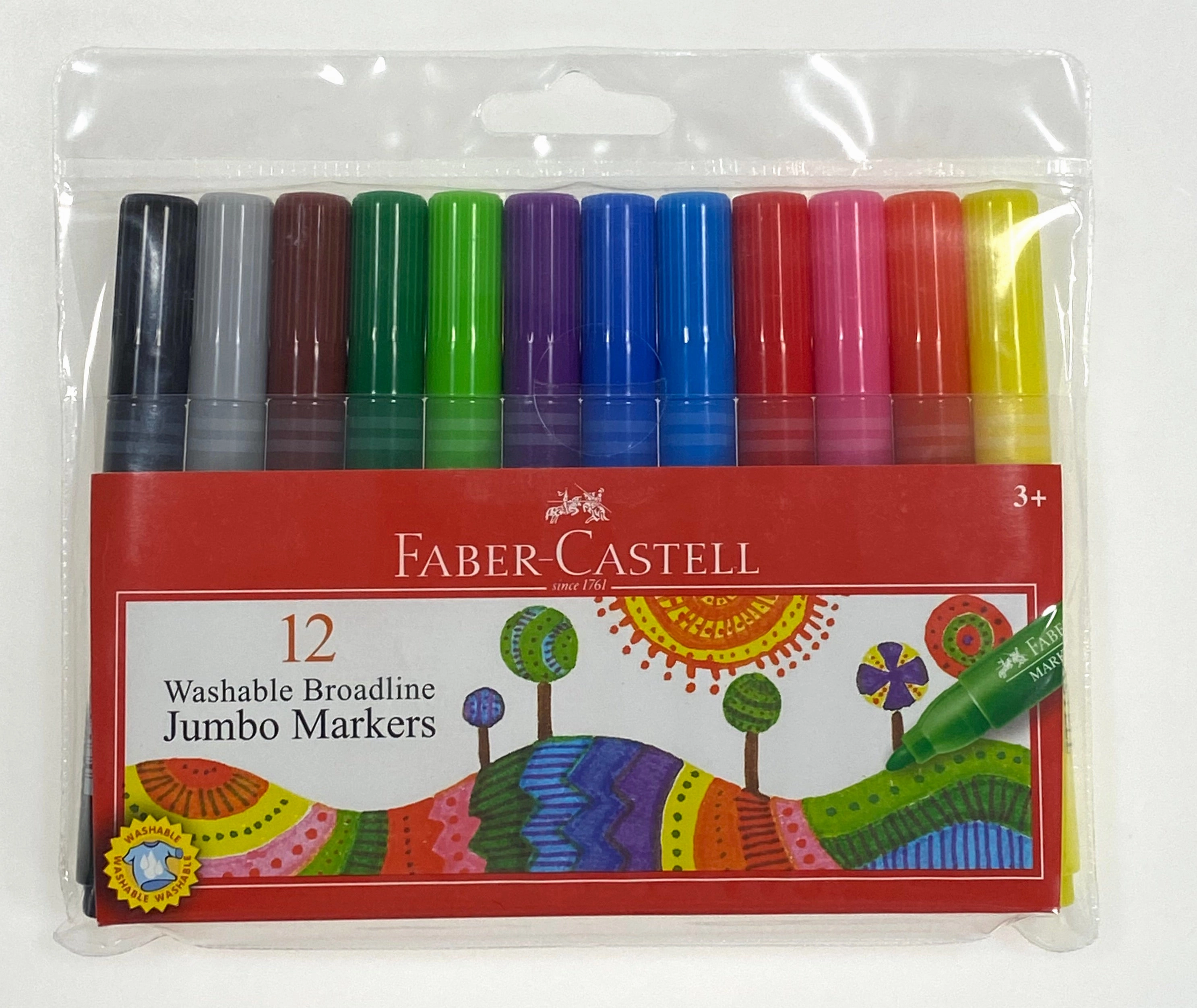 12 Washable Broadline Jumbo Markers