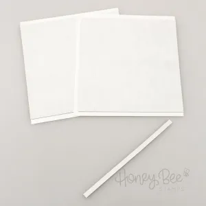 synthetic original 1/4 Black Foam Strips - 6X6 2Pk Sheets - 48 Strips