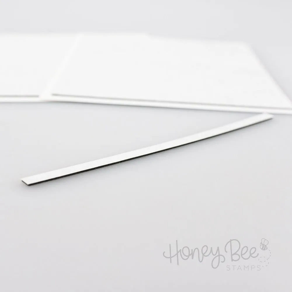 exclusive matte 1/4 Black Foam Strips - 6X6 2Pk Sheets - 48 Strips