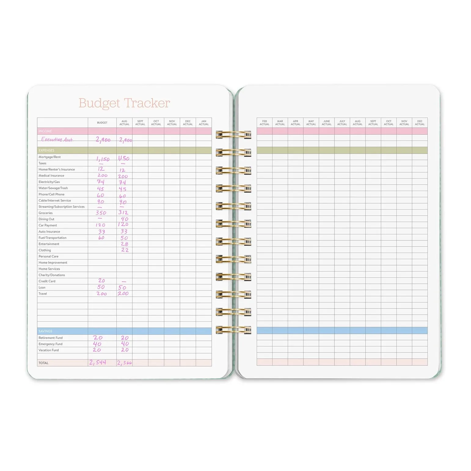 resilient 2026 Fruit & Flora Dia Planner