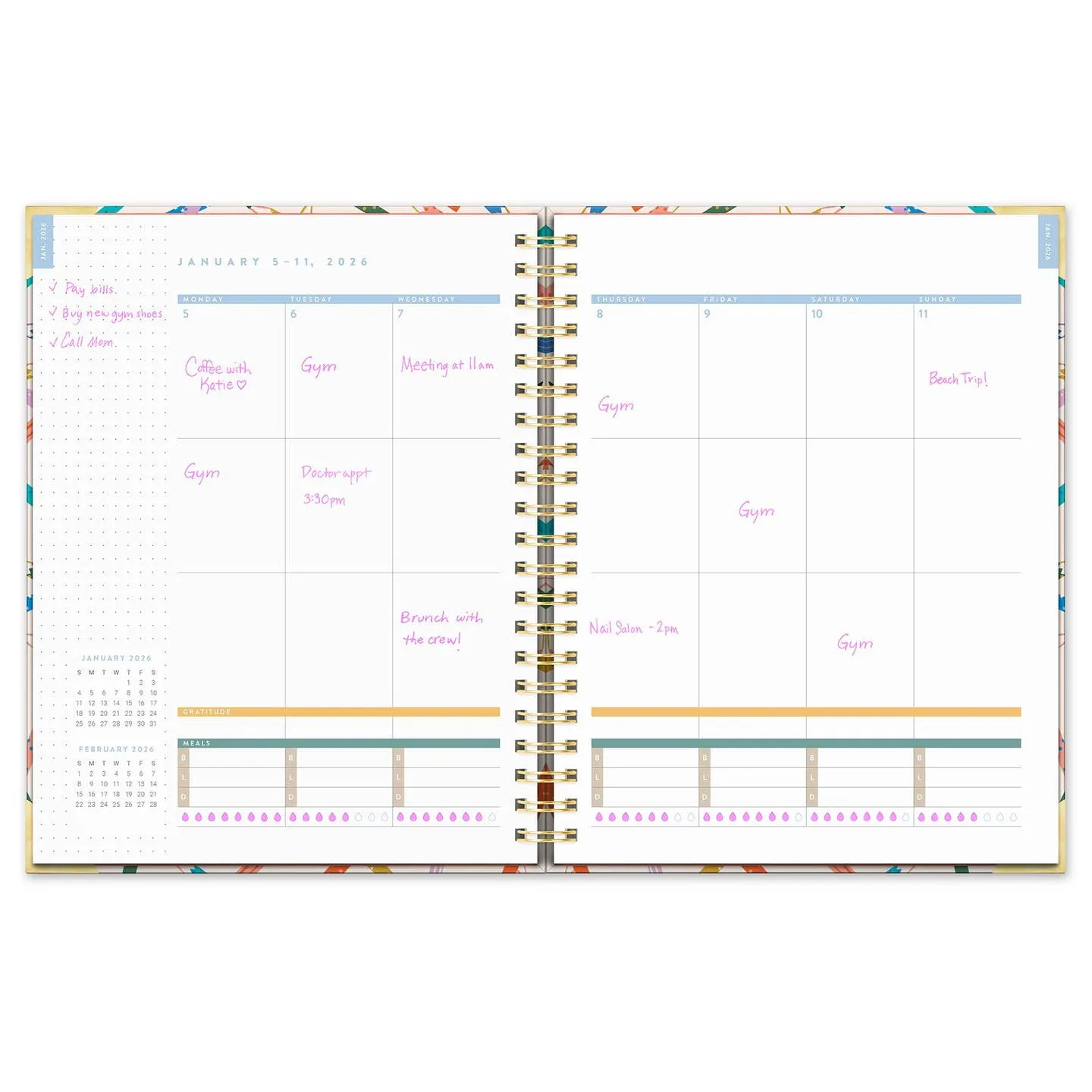 2026 Make Your Mark Extra-Large Spiral Planner rugged