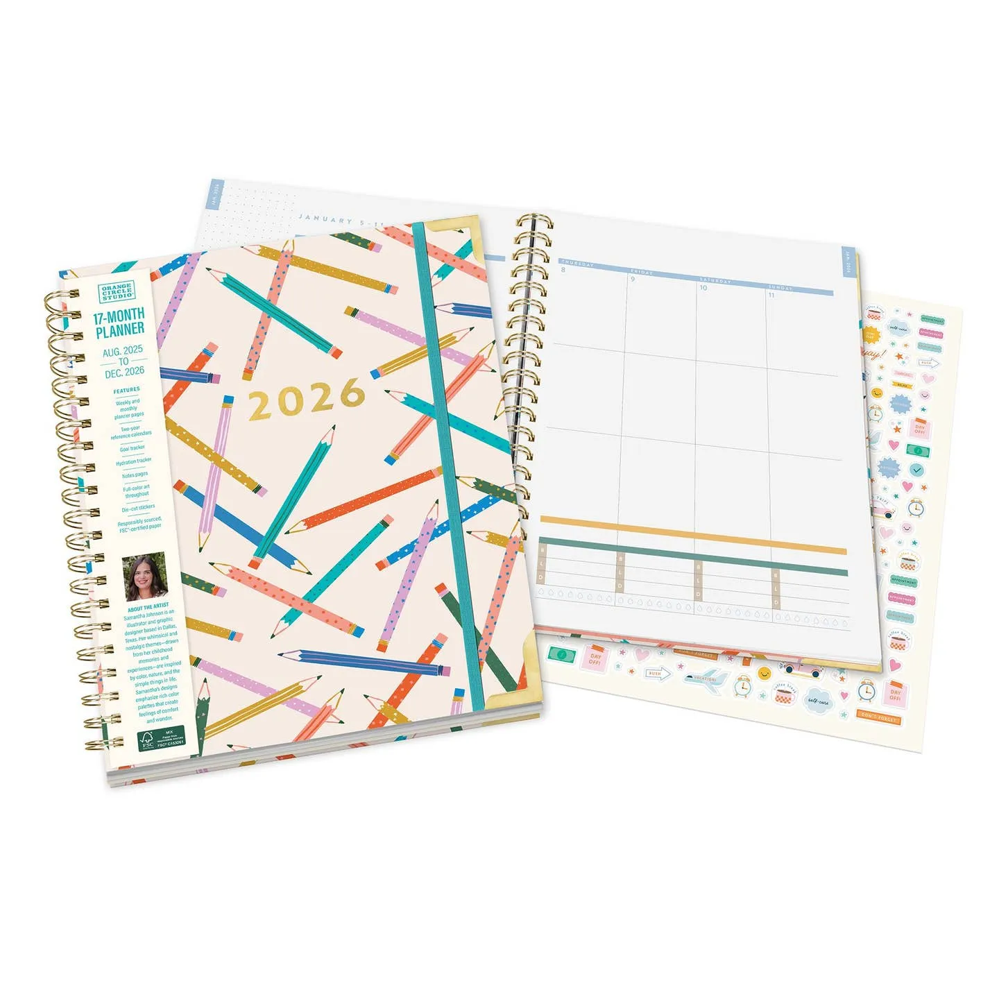 bulk vivid 2026 Make Your Mark Extra-Large Spiral Planner
