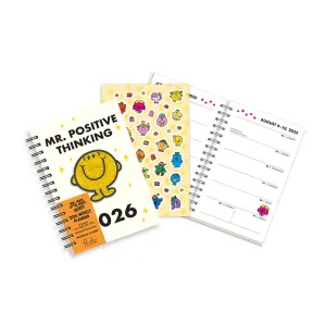 rubber adjustable 2026 Mr. Positive Thinking Chenille Patch Planner