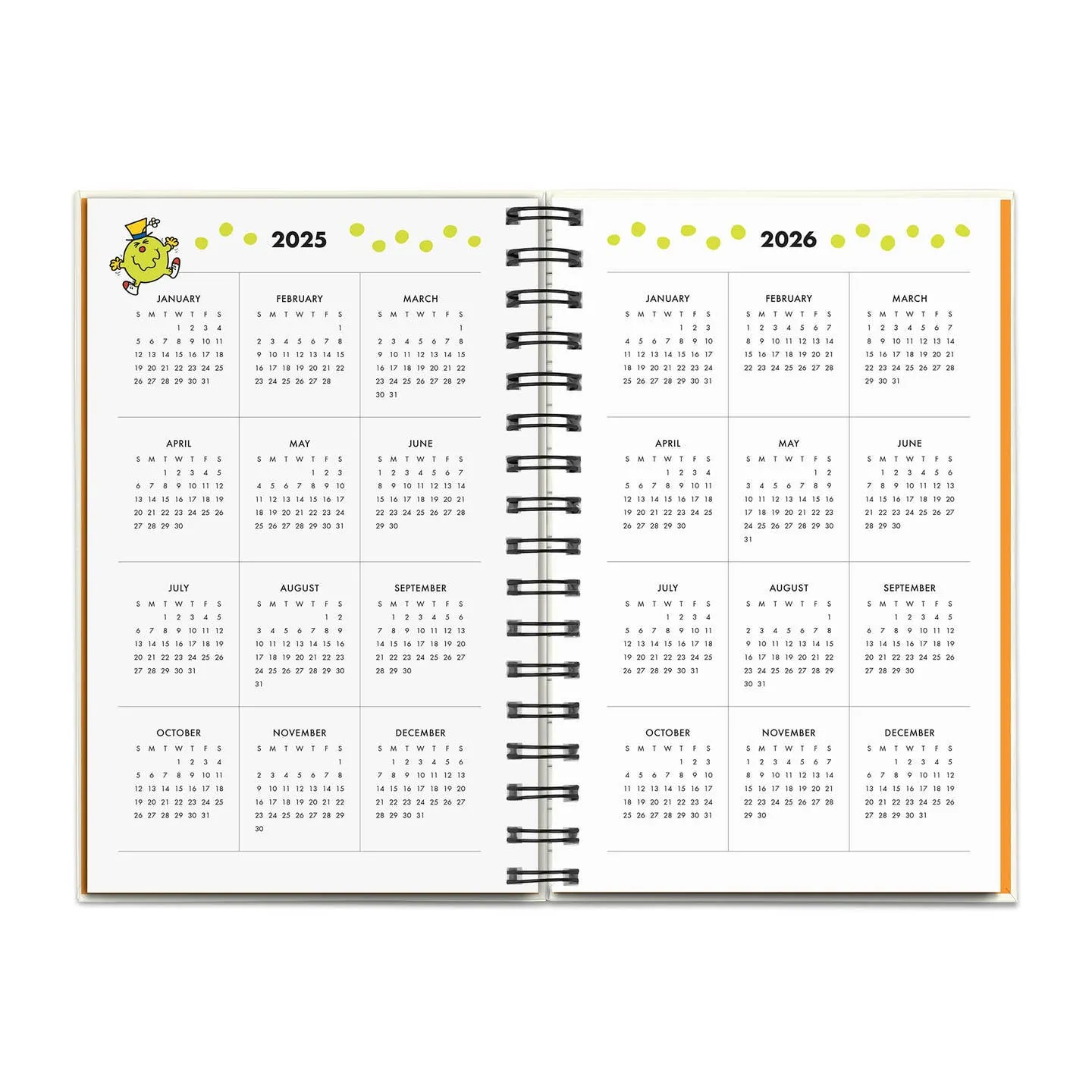latest 2026 Mr. Positive Thinking Chenille Patch Planner