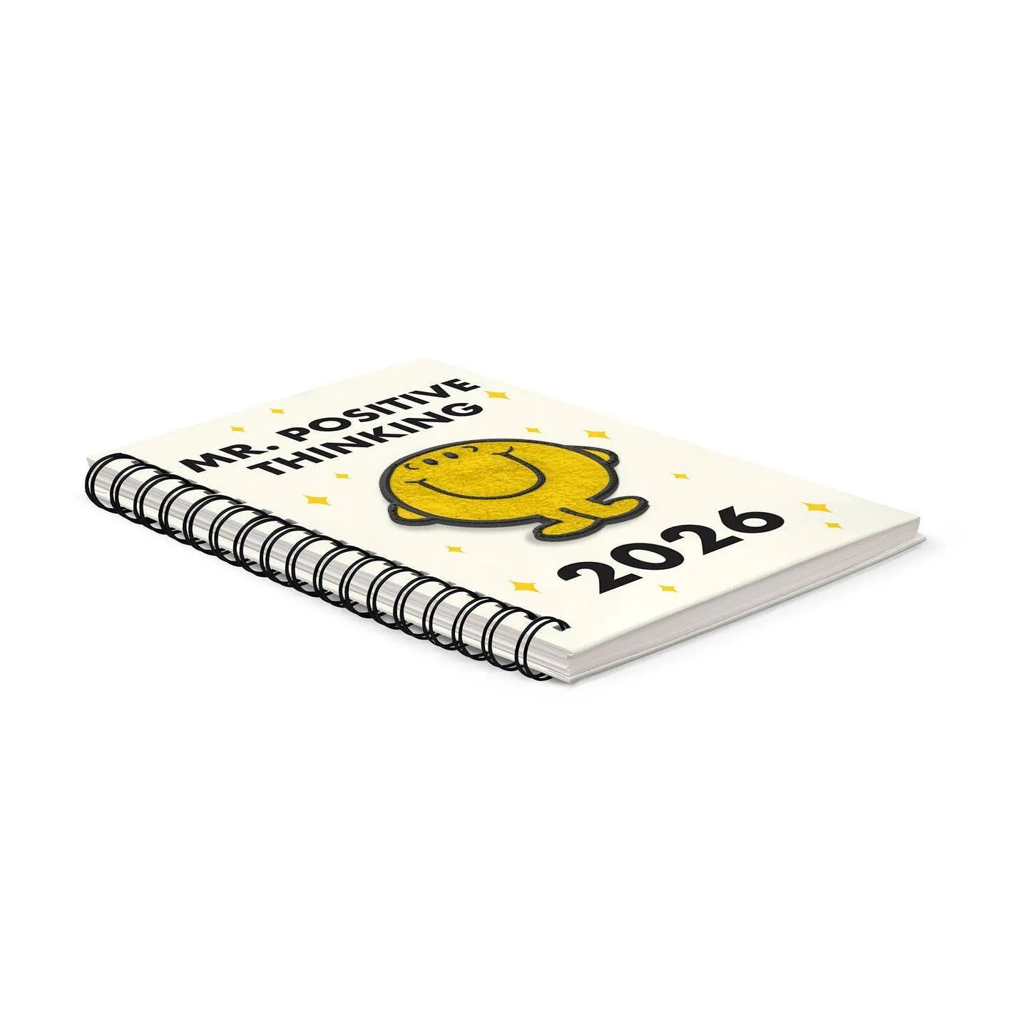 2026 Mr. Positive Thinking Chenille Patch Planner short neutral
