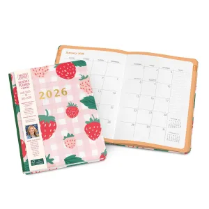 short 2026 Strawberry Love Good Day Planner - 17 Months