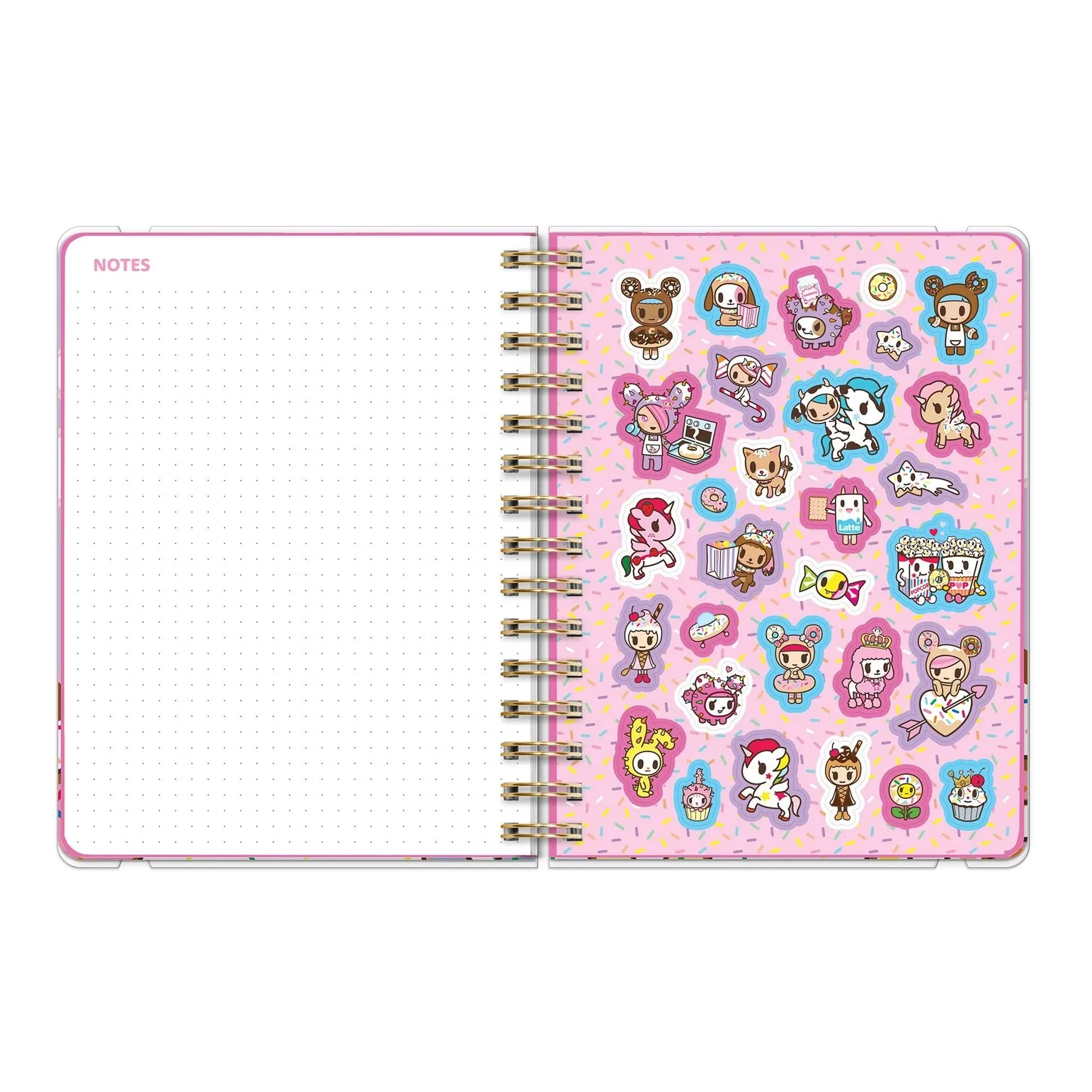 vivid 2026 Tokidoki Donutella Deluxe Compact Flexi Planner
