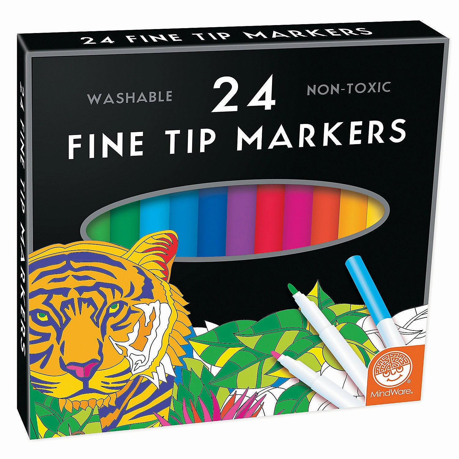 24 Fine Tip Markers