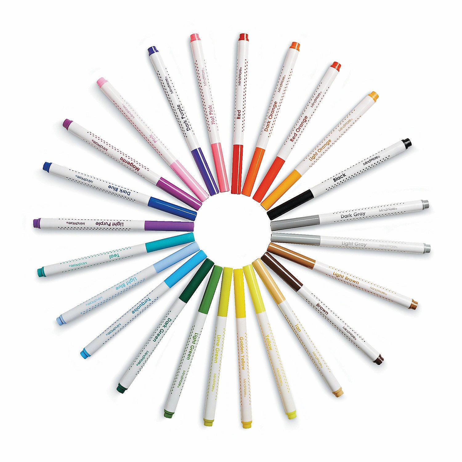 24 Fine Tip Markers