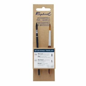 2-Piece Essential Watercolour Brush Travel Set resin valuable