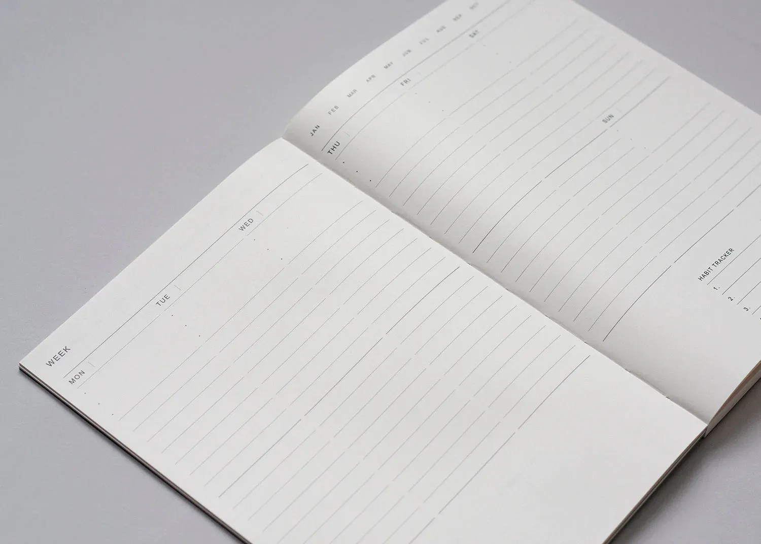 3 In 1 Planner A5 - Charcoal Blue - Monthly/Weekly/To Do Note special