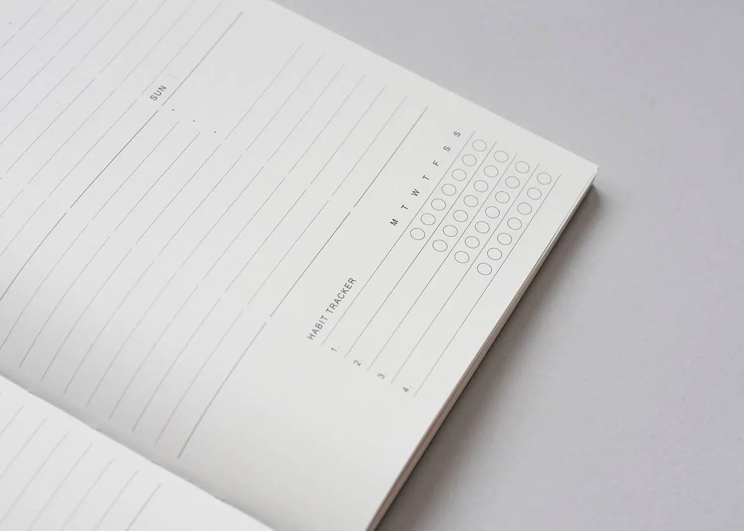 short adjustable 3 In 1 Planner A5 - Charcoal Blue - Monthly/Weekly/To Do Note