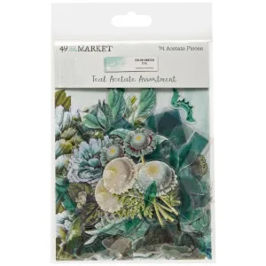 49 And Market - Acetate Assortment - Color Swatch Teal minimalist