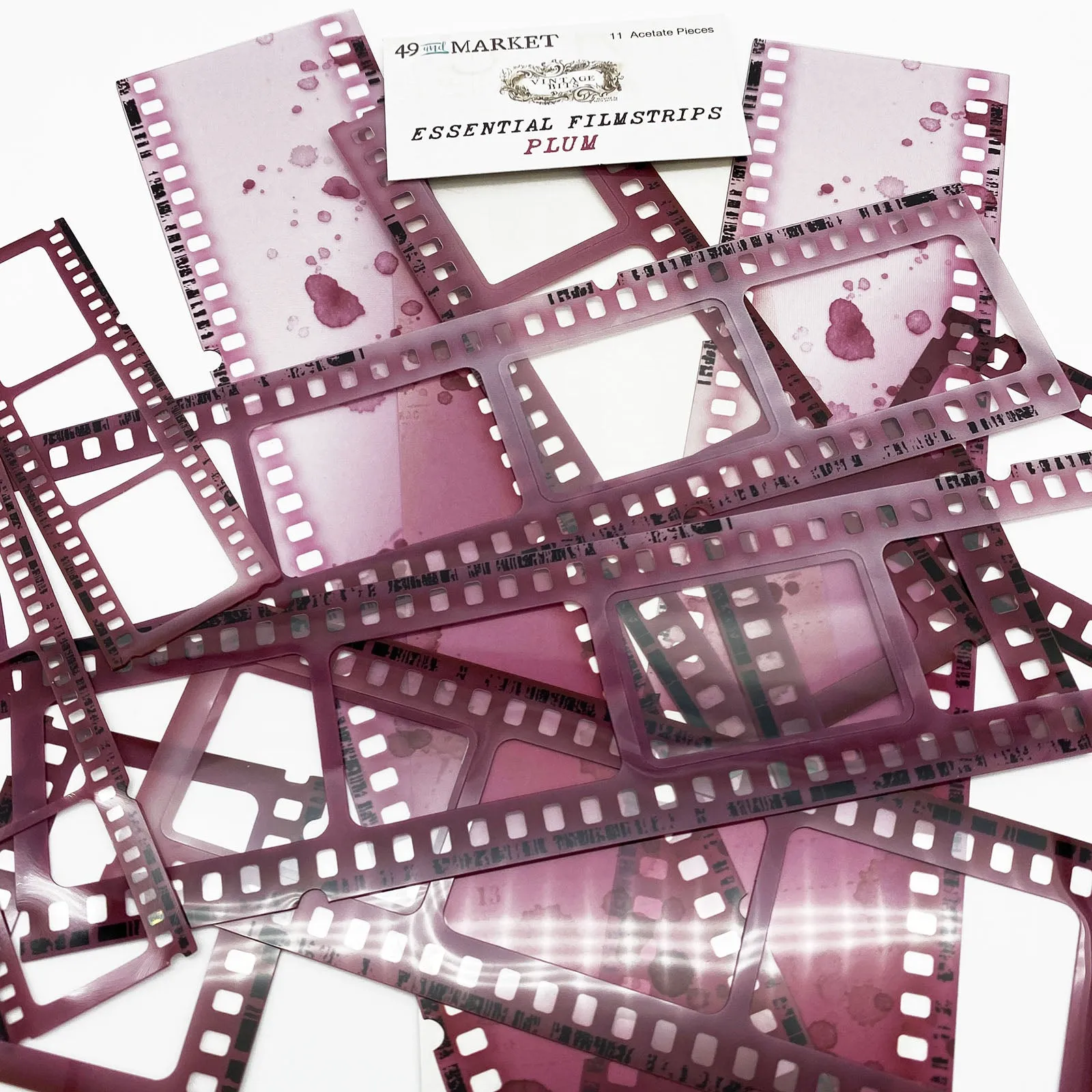 basic 49 And Market Essential Film Strips - Plum