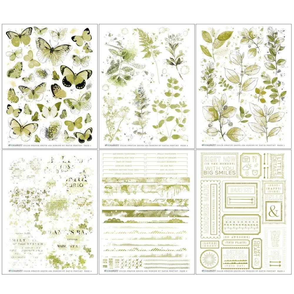 alloy 49 And Market - Rub On  -  Color Swatch Grove