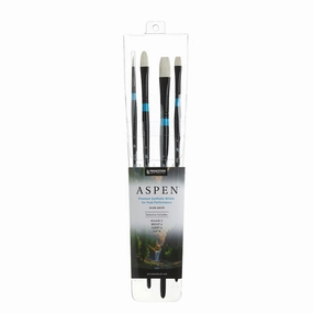loose bronze 4-Piece Aspen Synthetic Brush Set