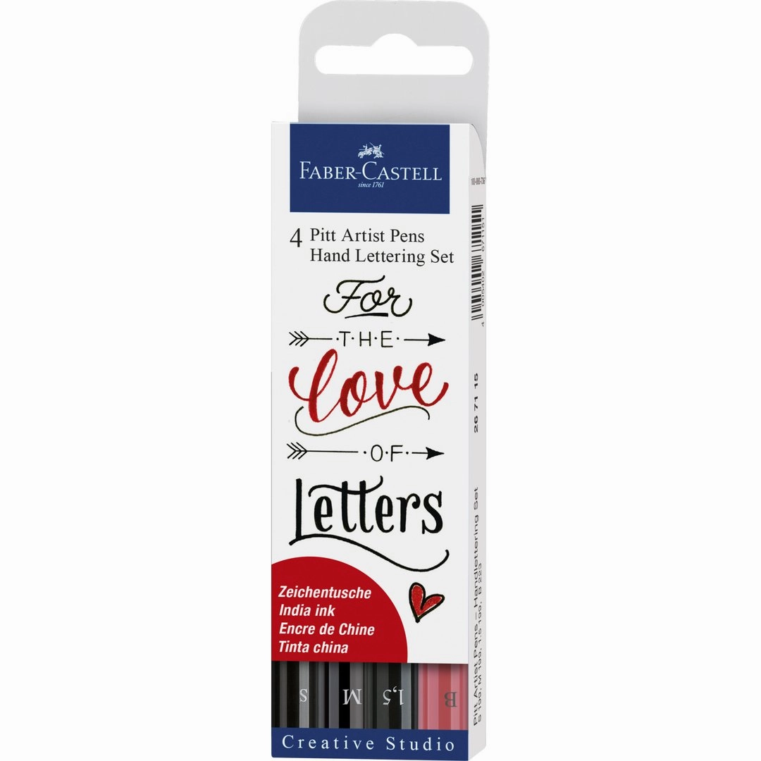 4 Pitt Artist Pens - For The Love of Letters