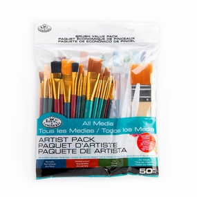 classic 50-Piece All Media Brush Set