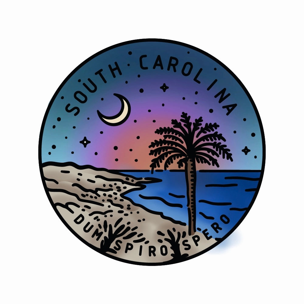 strong professional 50 States Circles - 2X2 Stamp Set - South Carolina