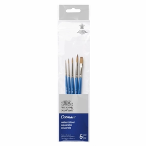 quickdry ceramic 5-Piece Cotman Synthetic Paintbrush Set - 4