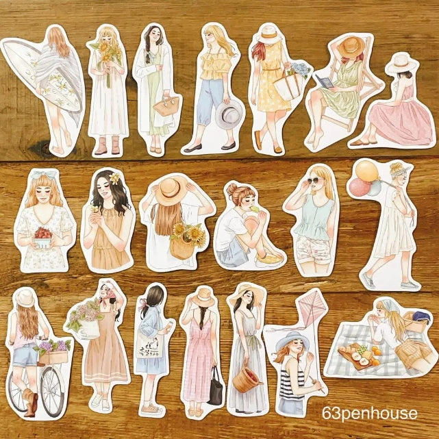 neutral 63Penhouse X Windry R - Sunny Day Girls Stickers In Tin