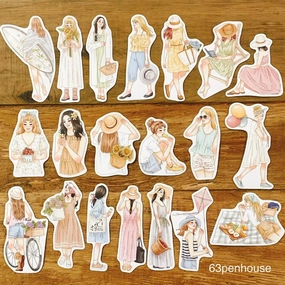 neutral 63Penhouse X Windry R - Sunny Day Girls Stickers In Tin