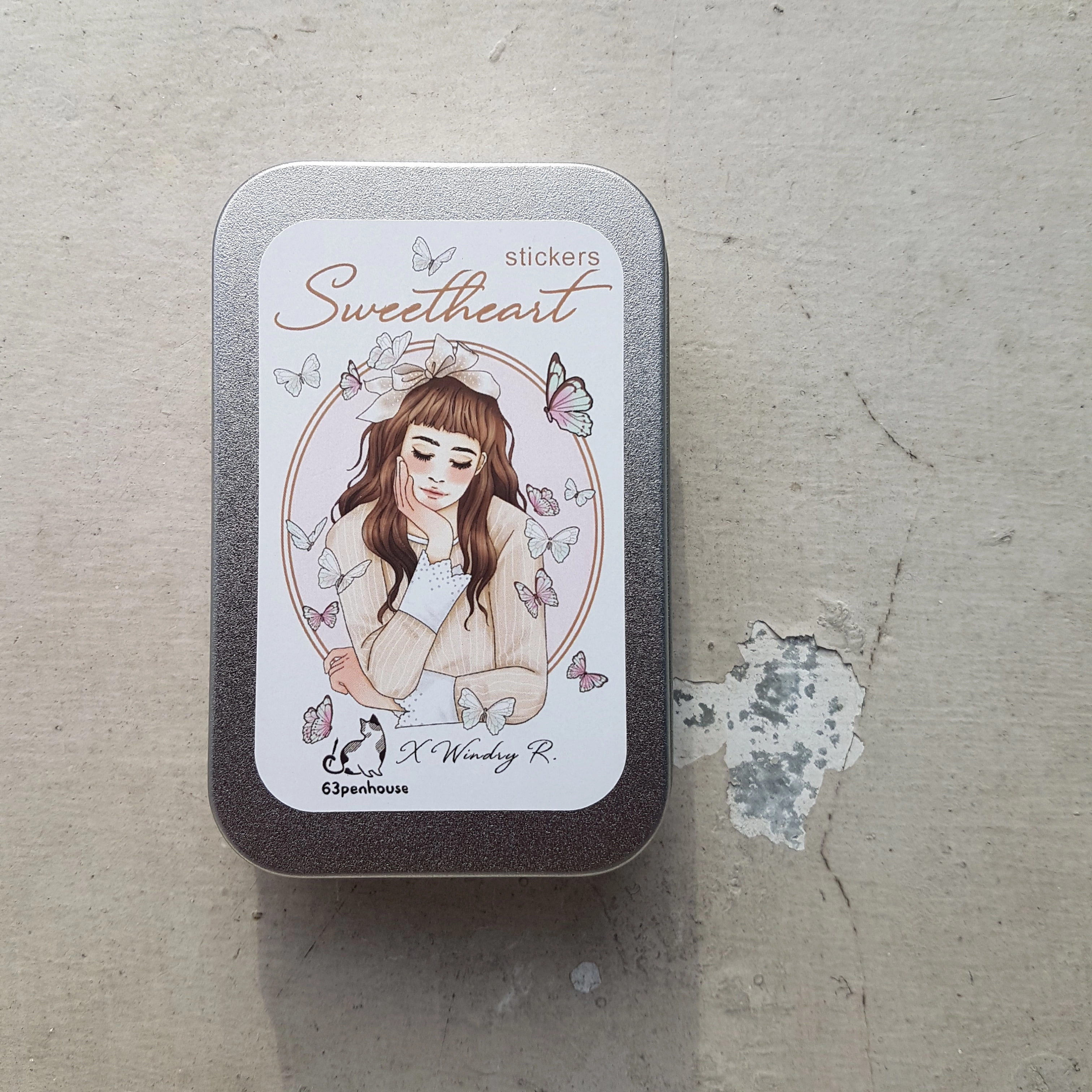 63Penhouse X Windry R - Sweetheart Girls Stickers In Tin basic