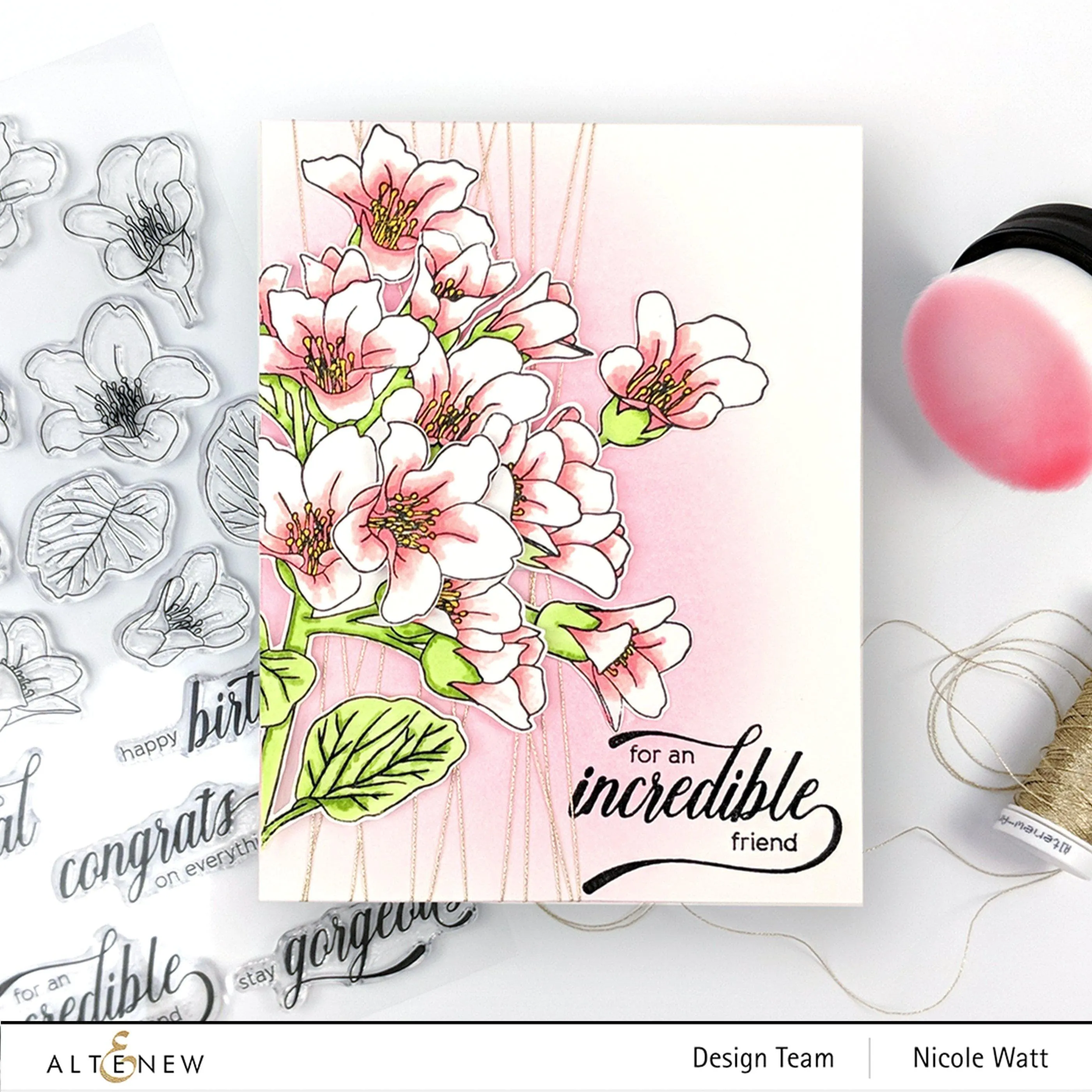 small 8 Large Ink Blending Brush Bundle