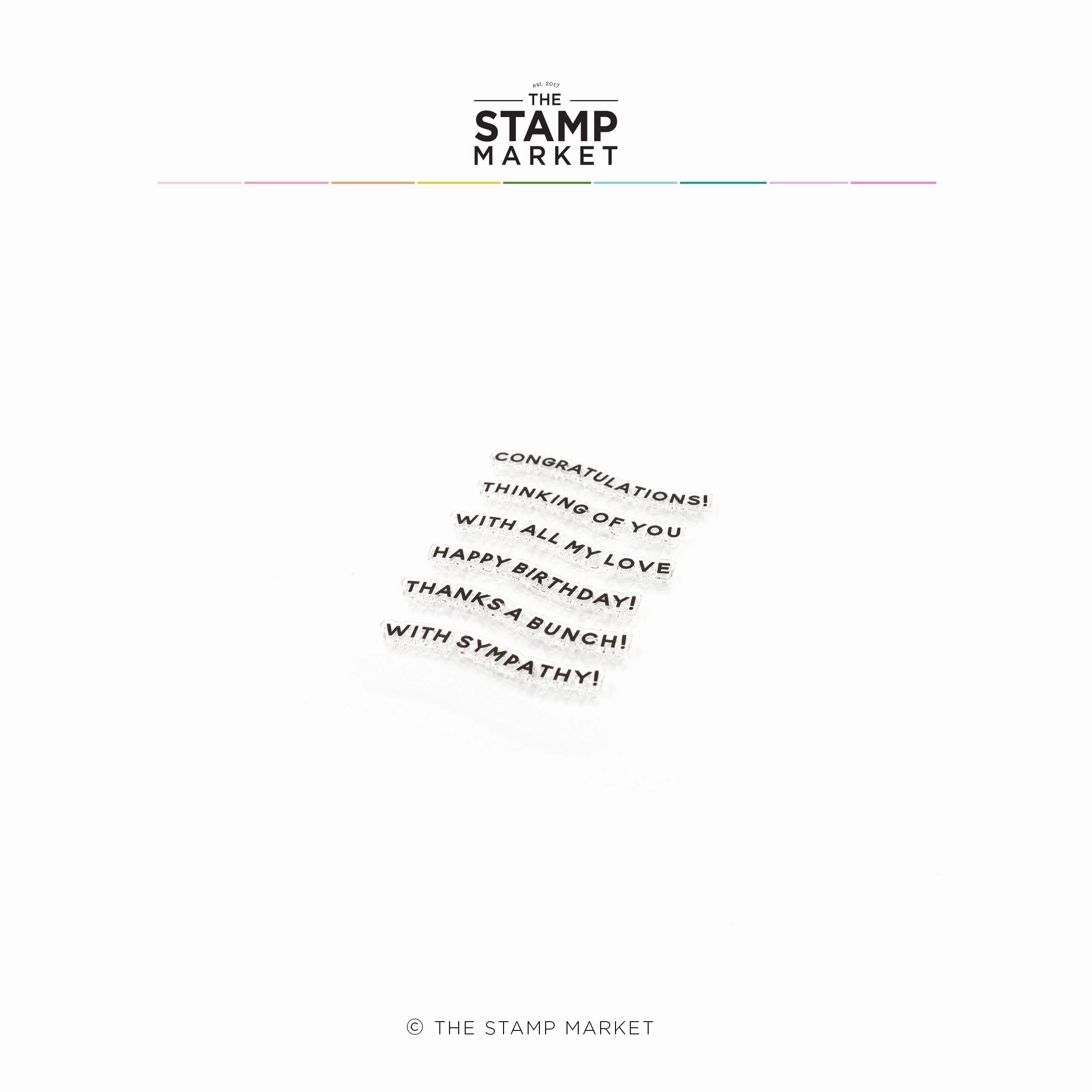 A Bunch Of Banners Stamp shockproof recycled
