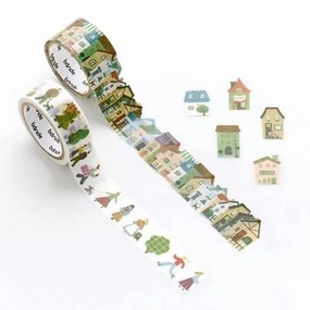 eco A City Of Kindness And Colors Washi Roll Sticker Bande