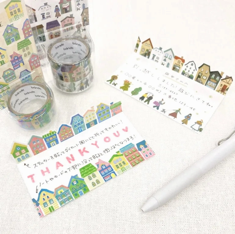 A City Of Kindness And Colors Washi Roll Sticker Bande top