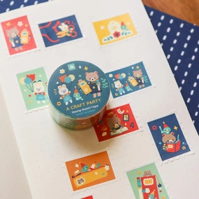 A Craft Party Stamp Washi Tape collapsible bamboo