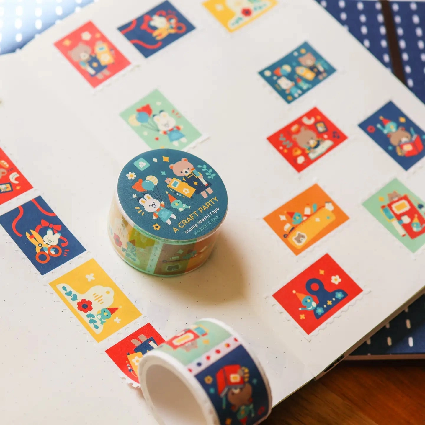 maxi lasting A Craft Party Stamp Washi Tape