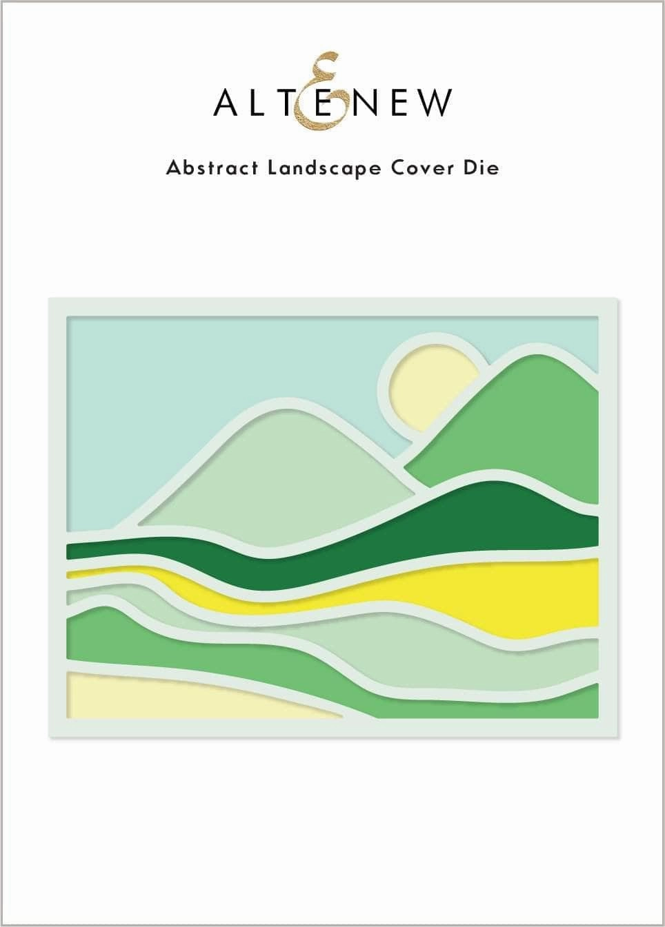 Abstract Landscape Cover Die quality ceramic