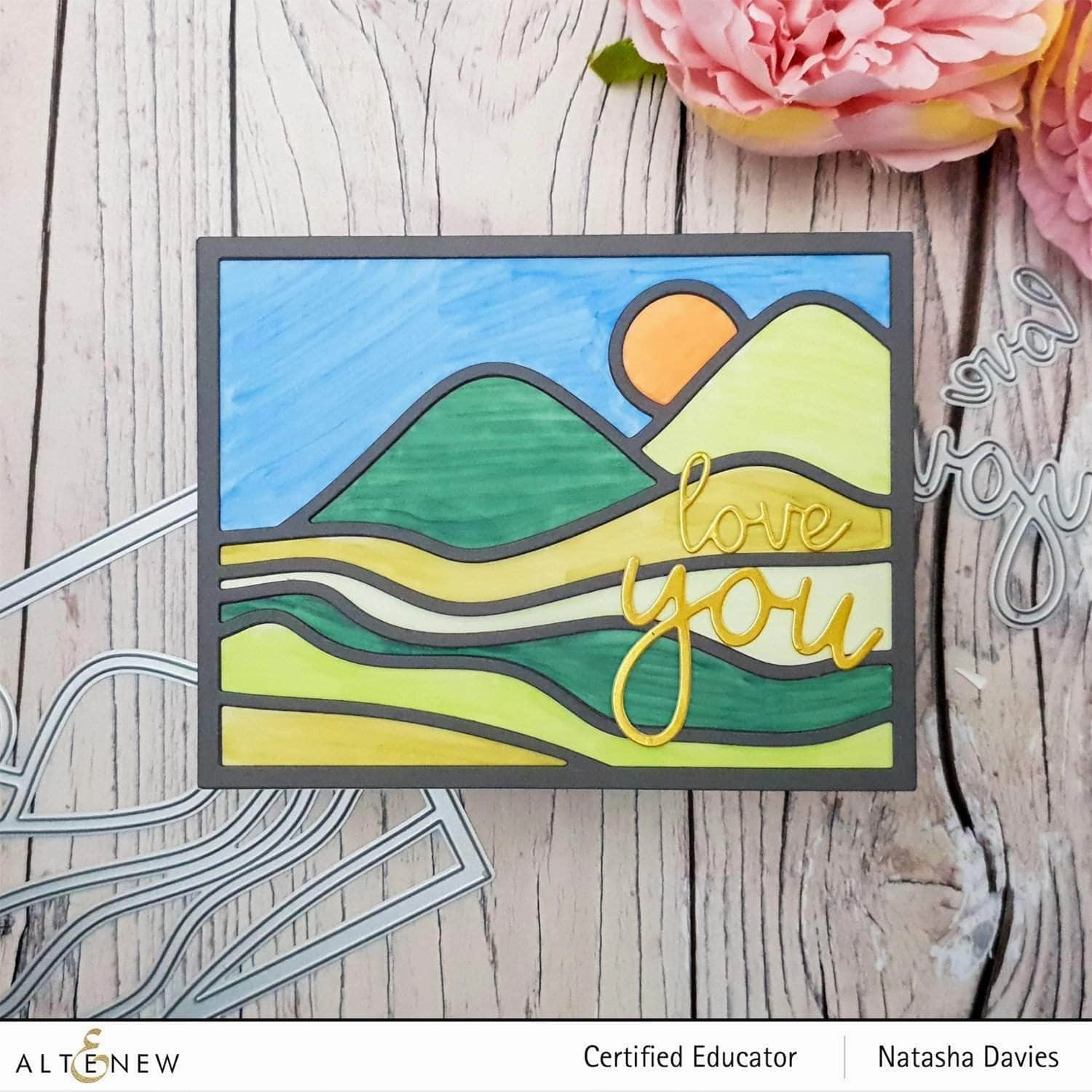 Abstract Landscape Cover Die collapsible