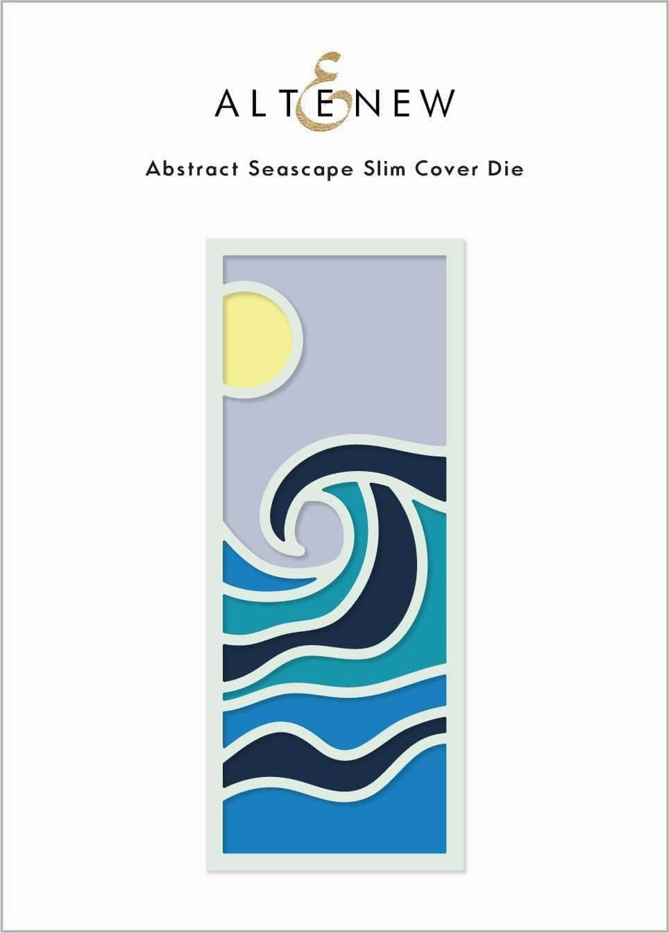 bamboo classic Abstract Seascape Slim Cover Die