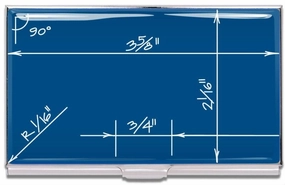 set rugged Acme Studio Card Case Blueprint