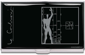 Acme Studio Card Case Le Modulor Figure rubber