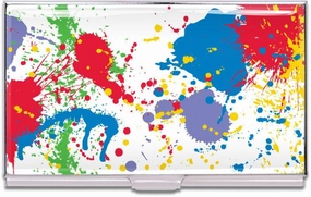 metallic Acme Studio Card Case Paint Splash