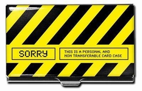 wide sealed Acme Studio Card Case Sorry