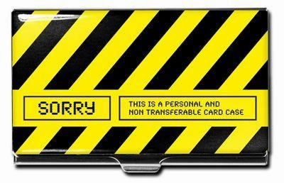wide sealed Acme Studio Card Case Sorry