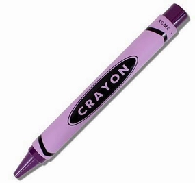 retro Acme Studio Crayon Purple Rollerball