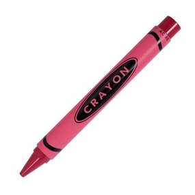stackable round Acme Studio Crayon Red Rollerball