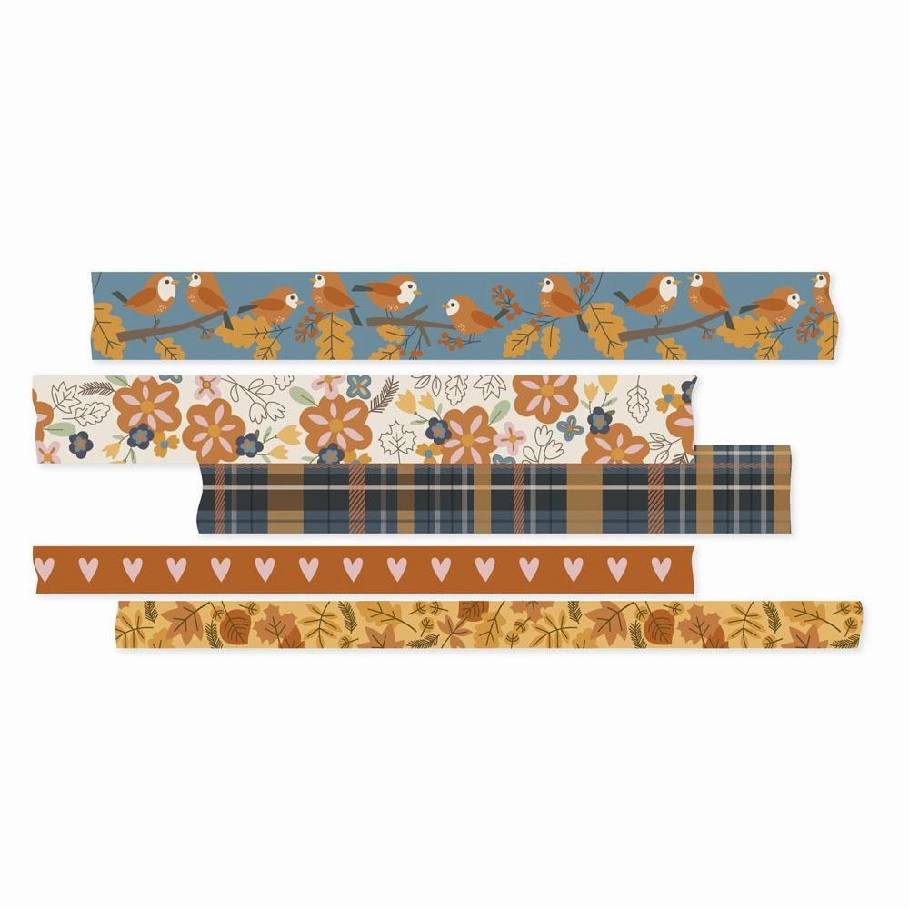 budget retractable Acorn Lane Washi Tape 5/Pkg