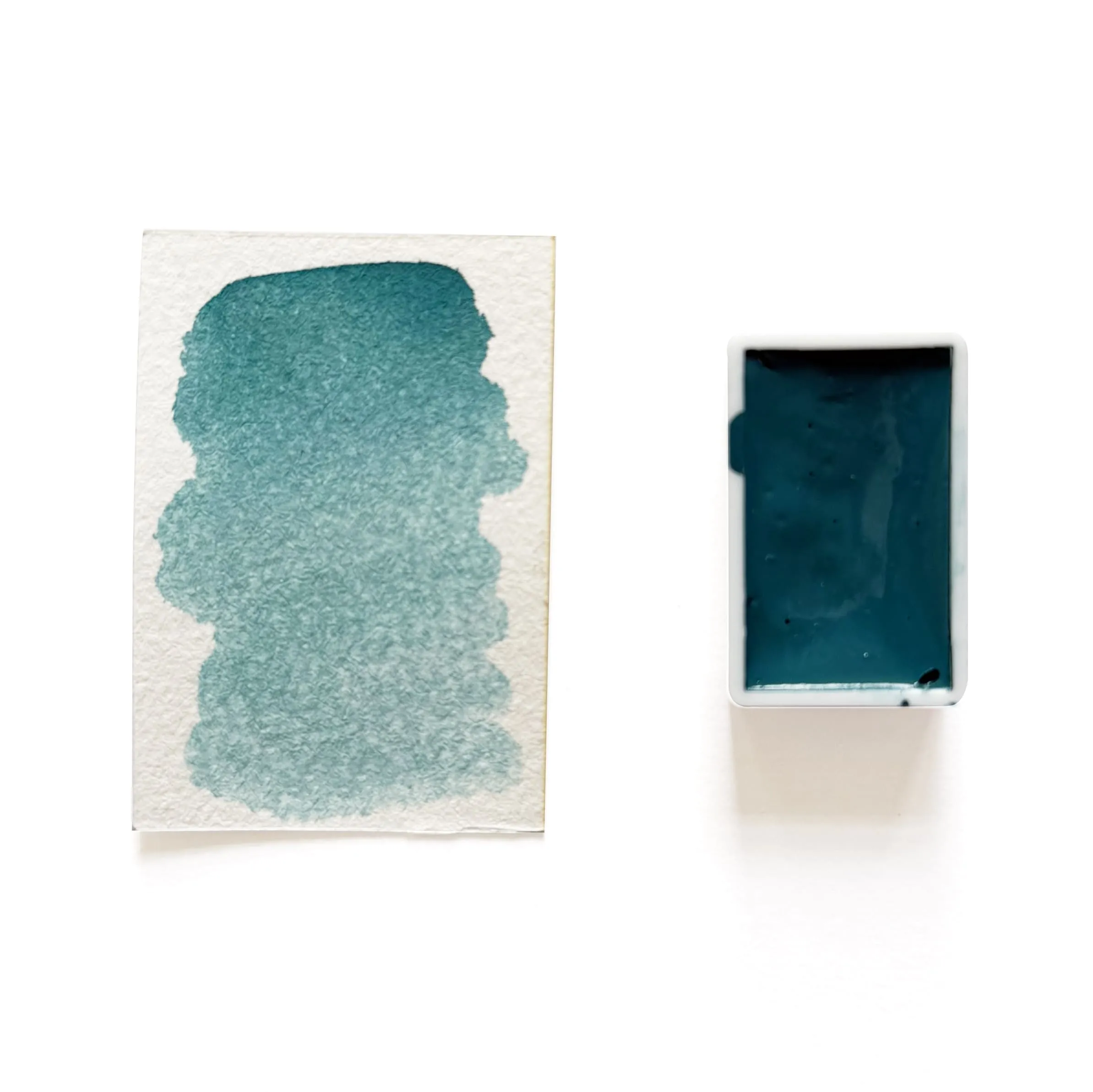 resin Cobalt Turquoise #2 Pb28 - Artist Grade Handmade Honey Based Watercolor Paint Full Pan 3.2Ml