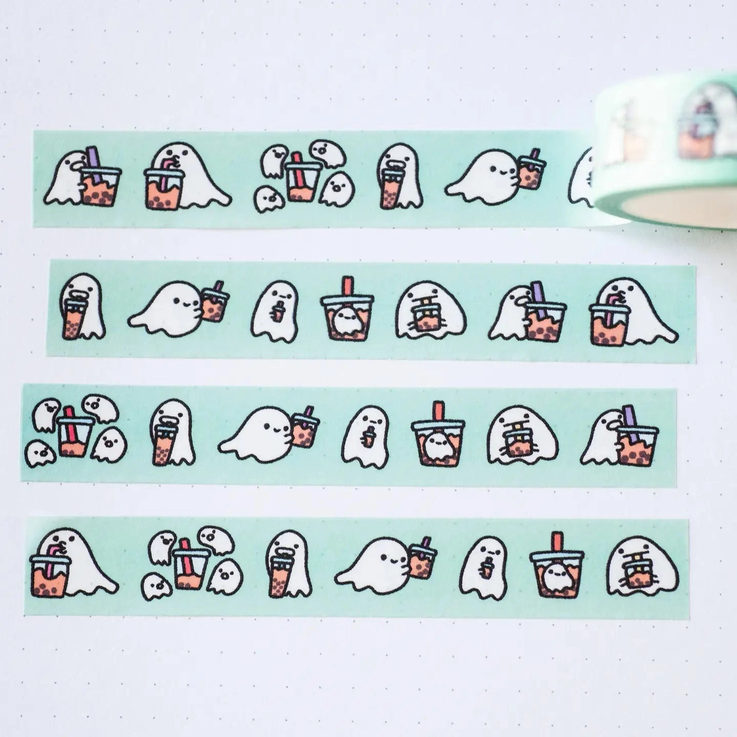 Boba Ghosts Washi Tape popular
