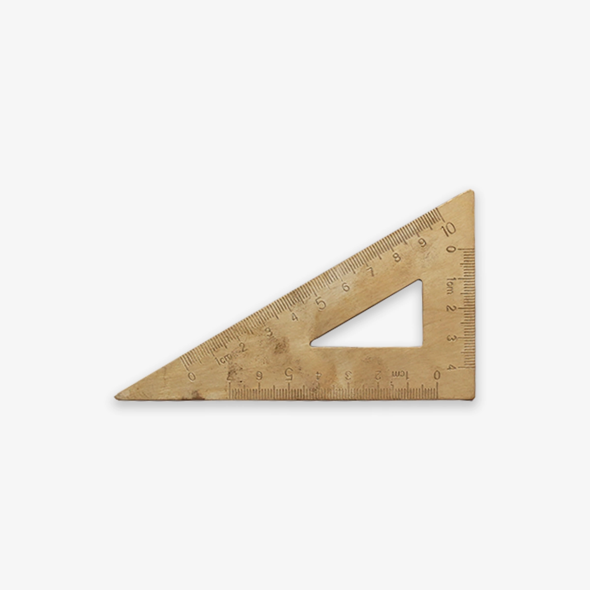mini Brass Set Square