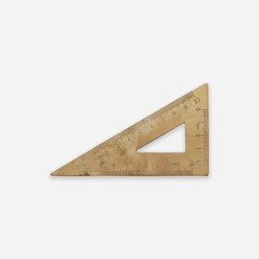 mini Brass Set Square