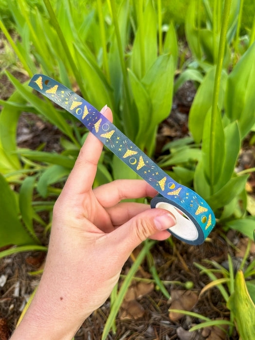 heatproof Comet Moth Washi Tape